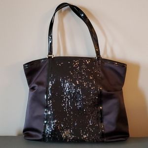 Black Sequin Tote